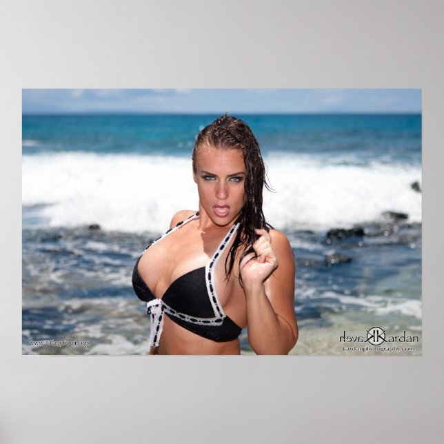 Póster Tiffany Forni Beach Print (Frente)