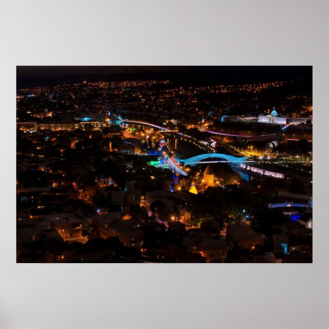 Póster Tiflis de noche (Frente)