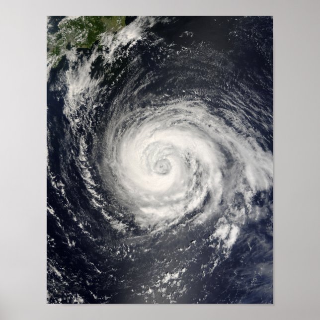 Póster Tifón Fitow (Frente)