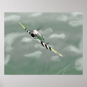 Póster Tifón Hawker 1944