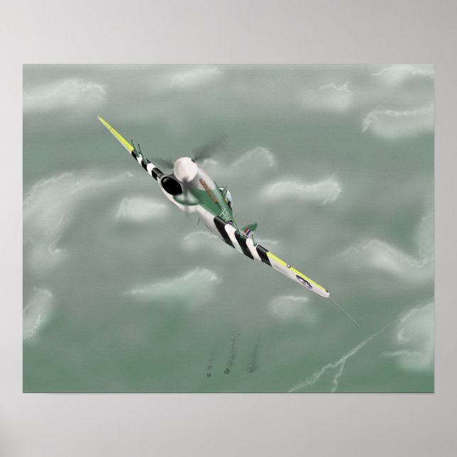 Póster Tifón Hawker 1944 (Frente)