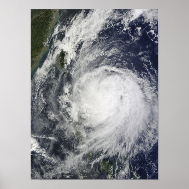 Póster Tifón Lupit en Filipinas (Frente)