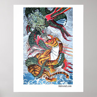 Póster Tiger and Dragon poster