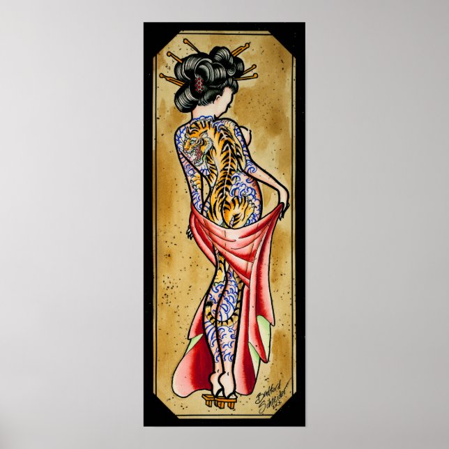 Póster Tiger Geisha (Frente)
