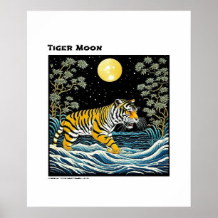 Póster Tiger Moon