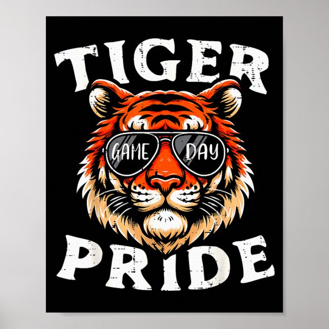 Póster Tiger Pride Men Kids Boys Women Girls Youth Teen  (Frente)