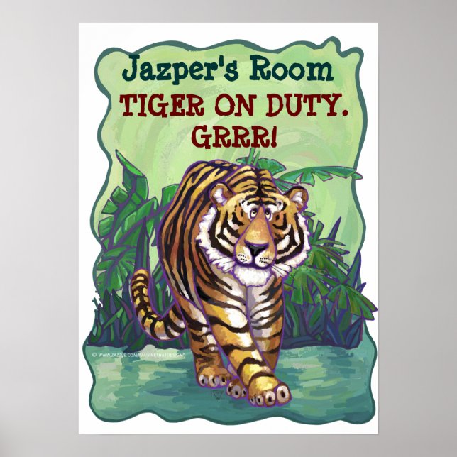 Póster Tiger Stationery (Frente)