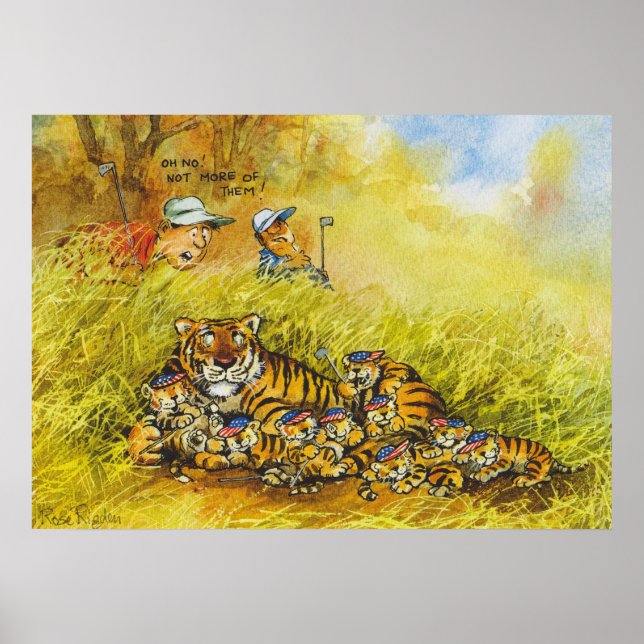 Póster Tiger Woods (Frente)