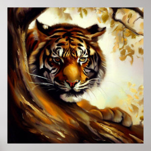 Póster Tigre (5) Gato salvaje