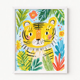 Póster Tigre Adorable