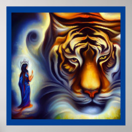 Póster Tigre animal de espíritu 4