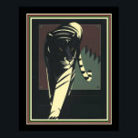 Póster Tigre Art Deco Imprimir 16 x 20<br><div class="desc">Exclusivo y elegante,  Art Deco "Tigre" Imprimir 16 x 20</div>