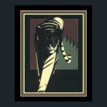 Póster Tigre Art Deco Imprimir 16 x 20<br><div class="desc">Exclusivo y elegante,  Art Deco "Tigre" Imprimir 16 x 20</div>