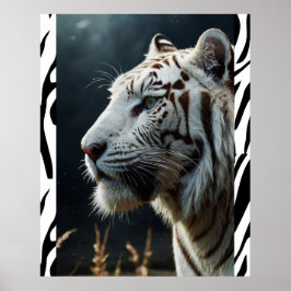 Póster Tigre blanco