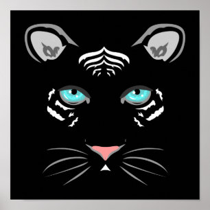 Póster Tigre blanco