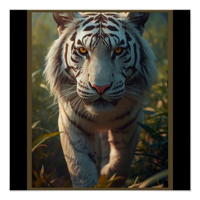 Póster Tigre blanco (Anverso)