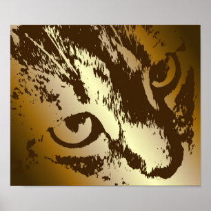 Póster Tigre de casa