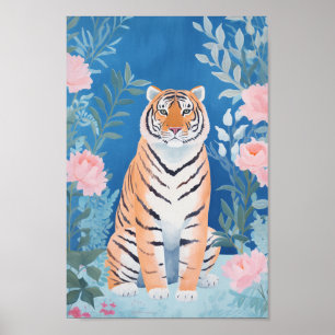 Póster Tigre de jardín