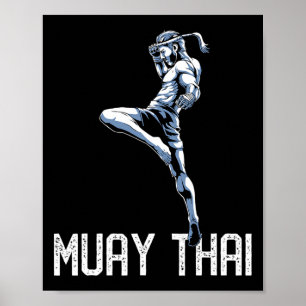 Póster Tigre de Muay Thai - Nak Muay, regalo de Kickboxin