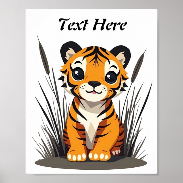 Póster Tigre de Siberia (Frente)