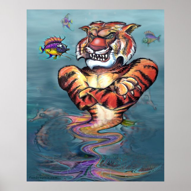 Póster Tigre del mar (Frente)