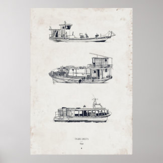 Póster Tigre Delta: Ships Part One Print
