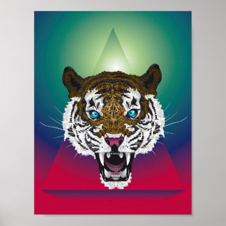 Póster Tigre espiritual