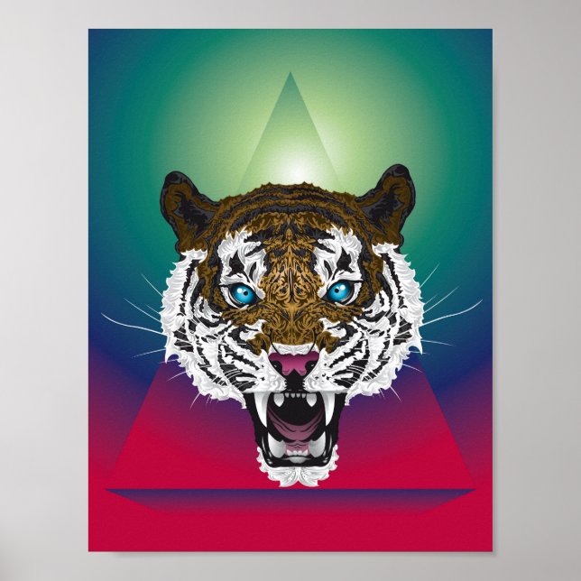 Póster Tigre espiritual (Frente)