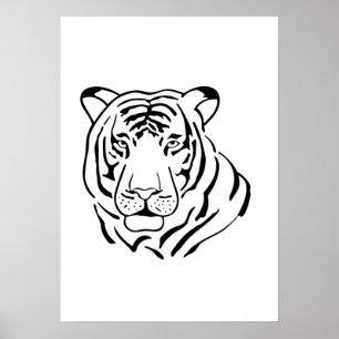 Póster Tigre Gratiffi Poster