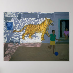 Póster Tigre India