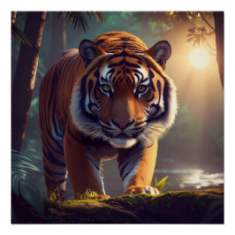 Póster Tigre majestuoso