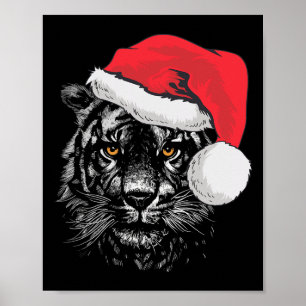 Póster Tigre para mujeres hombres y niños Tigre Santa Nav