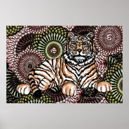 Póster Tigre Sabio