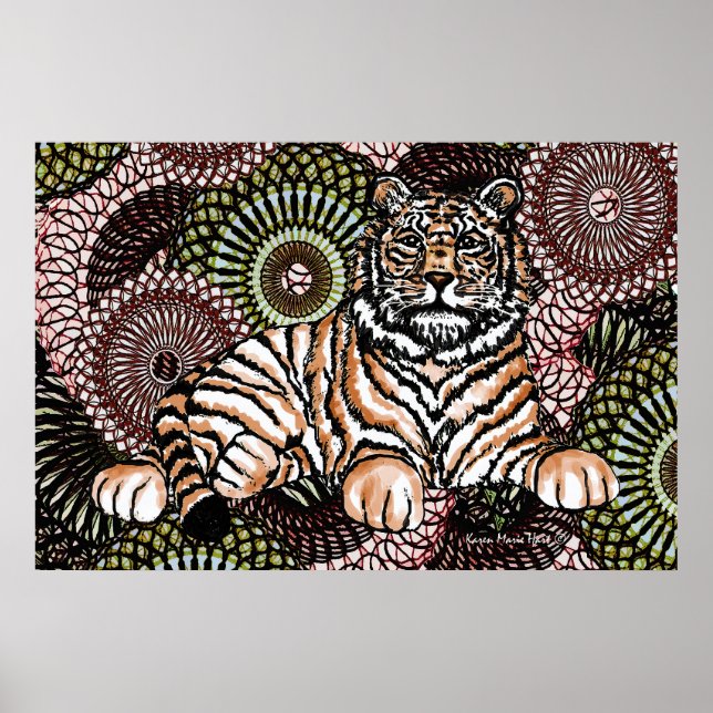 Póster Tigre Sabio (Frente)