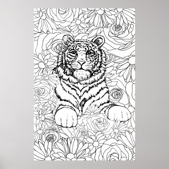 Póster Tigre Sabio (Frente)