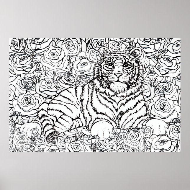 Póster Tigre Sabio (Frente)