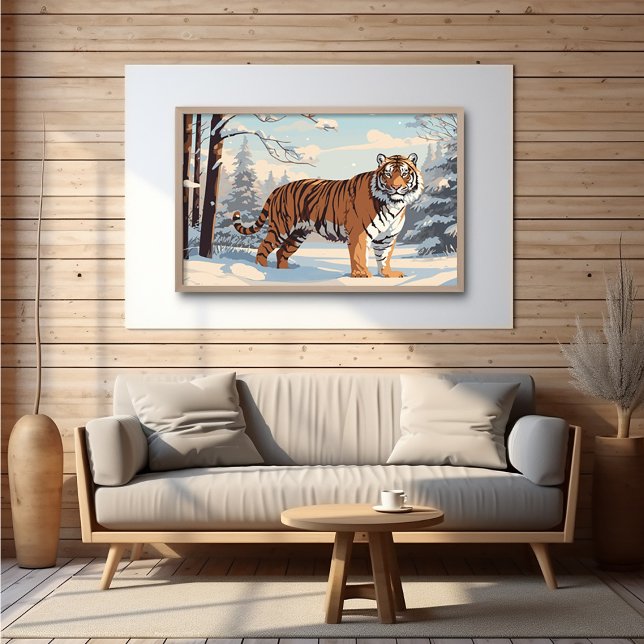 Póster Tigre siberiano en Woods - Poster Ai (Subido por el creador)