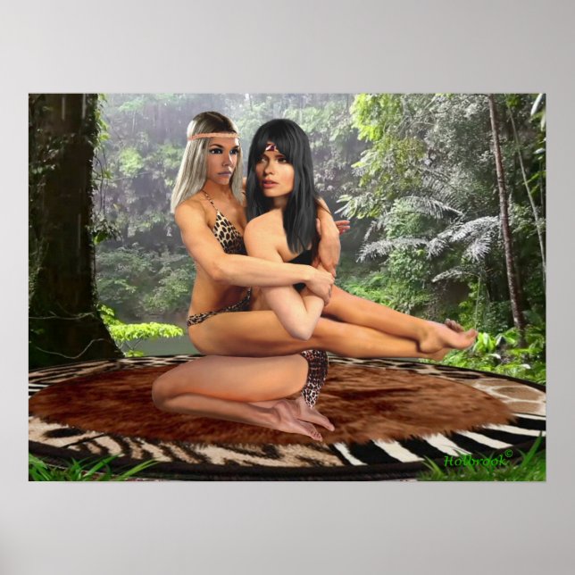 PÓSTER TIJERAS TARZANA LUANA #3 (Frente)