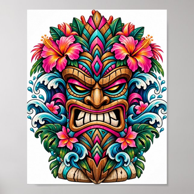 Póster Tiki Carnival Bloom (Frente)