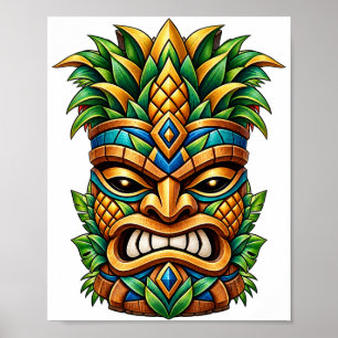 Póster Tiki Corona de Mango