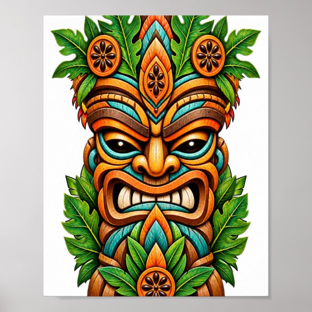 Póster Tiki Corona de Palma Alta (Frente)