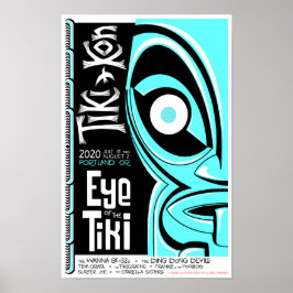 Póster Tiki Kon: Ojo del Poster Tiki (Ojo abierto)