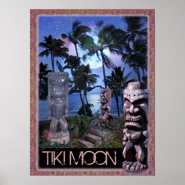 Póster Tiki Moon (Frente)