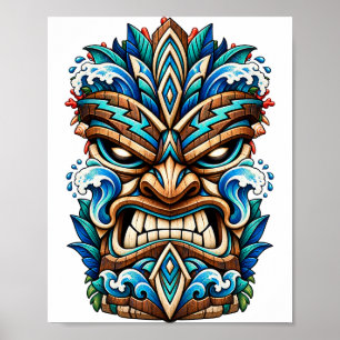 Póster Tiki Ola Glaciar