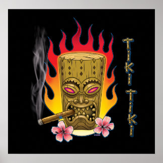 Póster ¡Tiki Tiki Fumador!