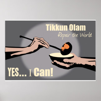Póster Tikkun Olam....Reparar el mundo