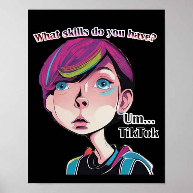 Póster TikTok Adolescentes (Frente)