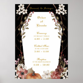 Póster 'Til Death Do Us Part Halloween Welcome Wedding