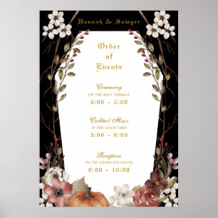 Póster 'Til Death Do Us Part Halloween Welcome Wedding