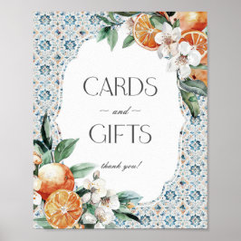 Póster Tile Tile italiano Toscana Rótulo de tarjetas y re